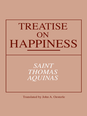 cover image of Treatise on Happiness